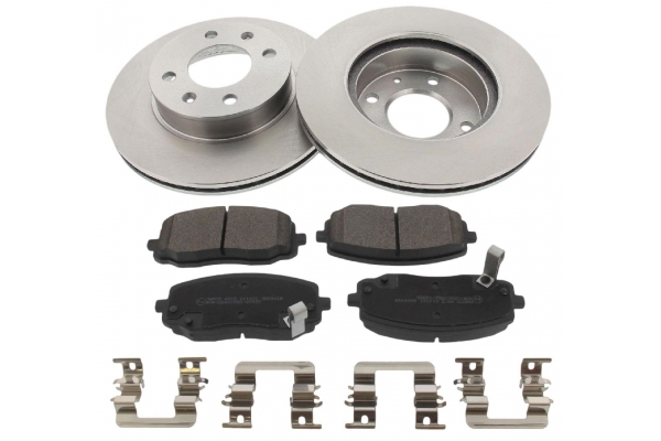 MAPCO Bremsesæt, skivebremser 47512 foraksel ventileret 241mm 18mm for KIA HYUNDAI