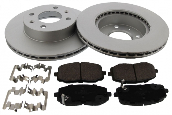 MAPCO Bremsesæt, skivebremser 47512hps foraksel ventileret 241mm 18mm for KIA HYUNDAI