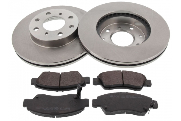 MAPCO Bremsesæt, skivebremser 47521 foraksel ventileret 240mm 21mm for HONDA