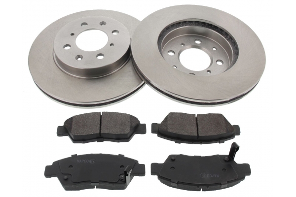 MAPCO Bremsesæt, skivebremser 47520 foraksel ventileret 262mm 21mm for HONDA ROVER