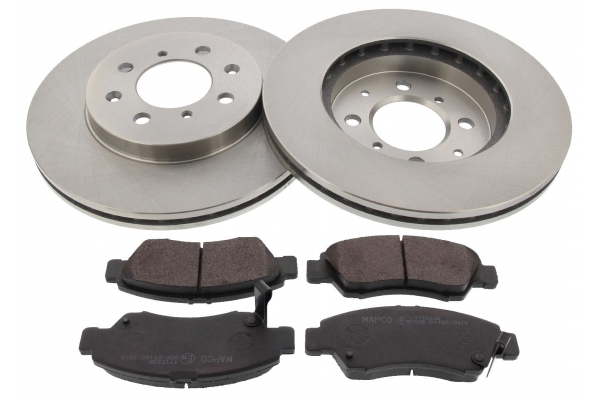 MAPCO Bremsesæt, skivebremser 47522 foraksel ventileret 258mm 21mm for HONDA