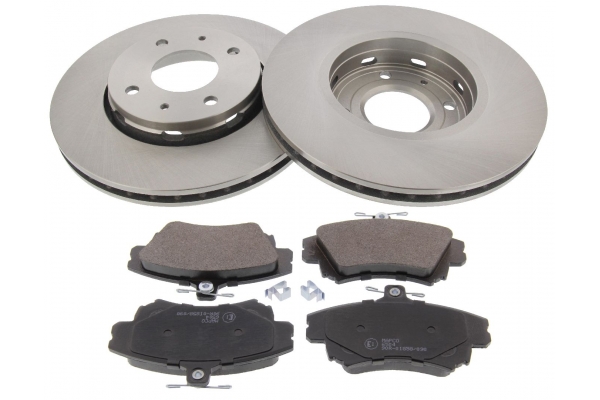 MAPCO Bremsesæt, skivebremser 47531 foraksel ventileret 281mm 24mm for VOLVO MITSUBISHI
