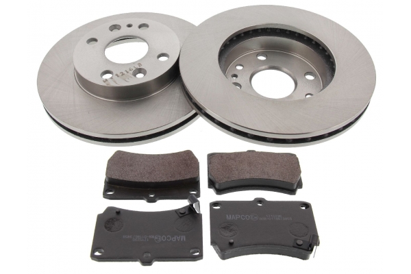 MAPCO Bremsesæt, skivebremser 47535 foraksel ventileret 235mm 22mm for MAZDA KIA