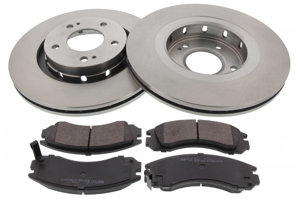 MAPCO Bremsesæt, skivebremser 47538 foraksel ventileret 294mm 24mm for PEUGEOT CITROËN MITSUBISHI