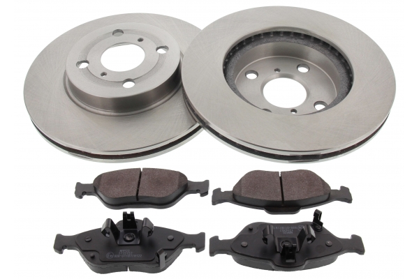 MAPCO Bremsesæt, skivebremser 47547 foraksel ventileret 258mm 22mm for DAIHATSU TOYOTA