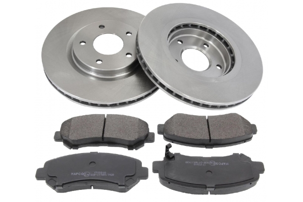 MAPCO Bremsesæt, skivebremser 47549 foraksel ventileret 296mm 26mm for NISSAN RENAULT SUZUKI