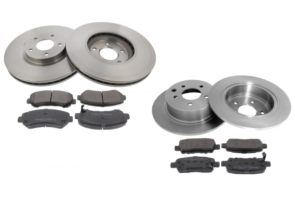 MAPCO Bremsesæt, skivebremser 475491 bagaksel fuld 292mm 9mm for DONGFENG NISSAN RENAULT SUZUKI NISSAN (DFAC)