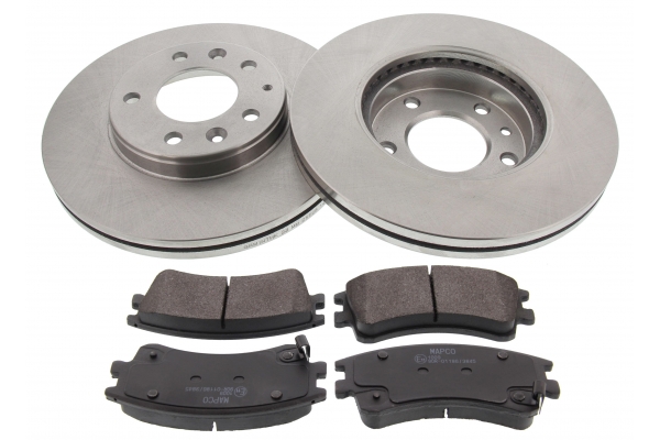 MAPCO Bremsesæt, skivebremser 47556 foraksel ventileret 283mm 25mm for MAZDA
