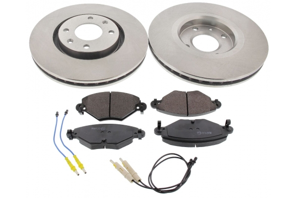 MAPCO Bremsesæt, skivebremser 47565 foraksel ventileret 283mm 17,7mm for PEUGEOT DS CITROËN