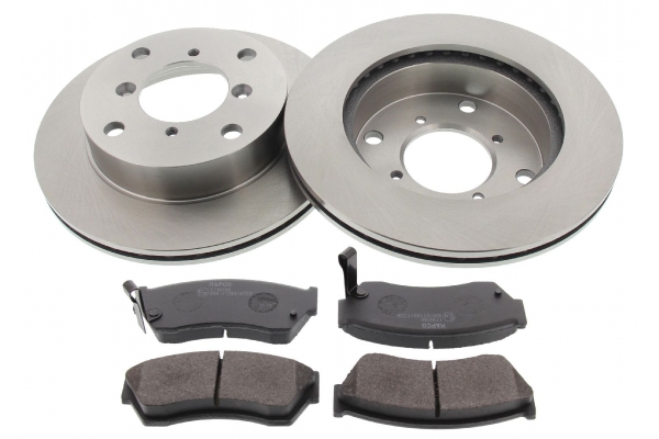 MAPCO Bremsesæt, skivebremser 47593 foraksel ventileret 231mm 17mm for SUZUKI SUBARU