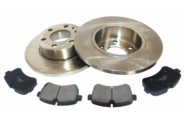 MAPCO Bremsesæt, skivebremser 47591 bagaksel fuld 296mm 16mm for IVECO