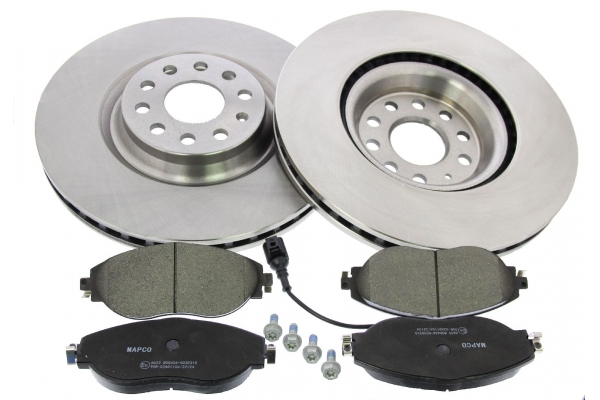 MAPCO Bremsesæt, skivebremser 47633 foraksel ventileret 340mm 20mm for VAG VW