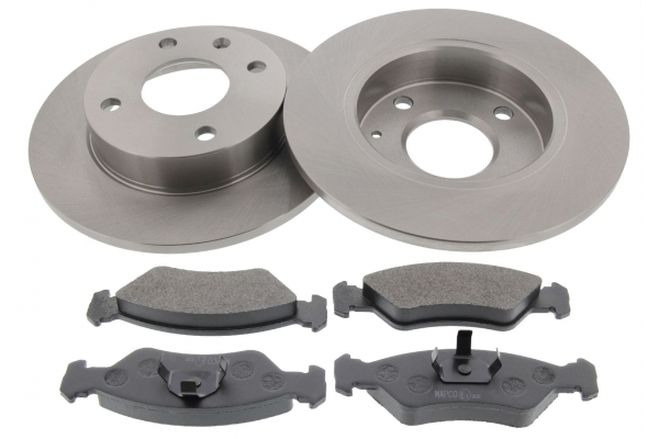 MAPCO Bremsesæt, skivebremser 47651 foraksel fuld 239mm 10mm for FORD MAZDA
