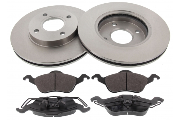 MAPCO Bremsesæt, skivebremser 47655 foraksel ventileret 258mm 22mm for FORD MAZDA