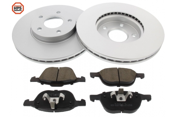 MAPCO Bremsesæt, skivebremser 47660hps foraksel ventileret 278mm 25mm for VOLVO FORD MAZDA