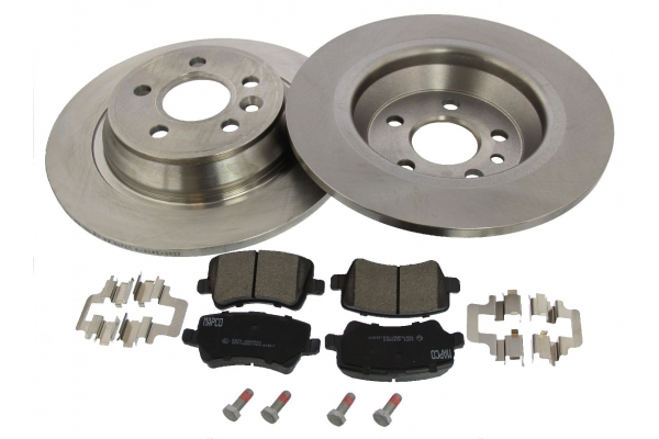 MAPCO Bremsesæt, skivebremser 476621 bagaksel fuld 302mm 16,8mm for FORD VOLVO LAND ROVER
