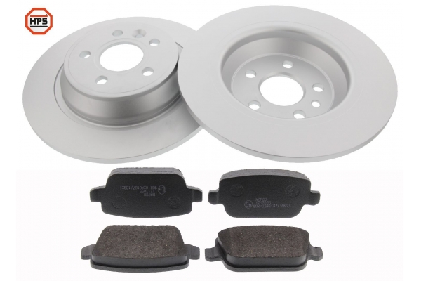 MAPCO Bremsesæt, skivebremser 47662hps bagaksel fuld 302mm 16,1mm for FORD LAND ROVER