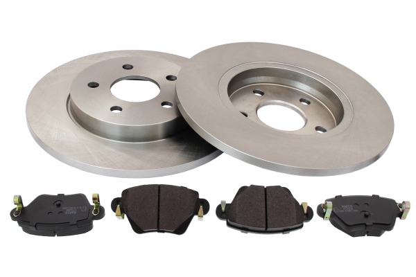 MAPCO Bremsesæt, skivebremser 47670 bagaksel fuld 280mm 12mm for FORD JAGUAR