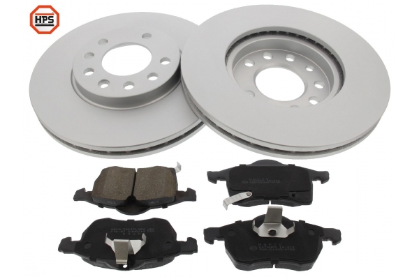 MAPCO Bremsesæt, skivebremser 47671hps foraksel ventileret 280mm 24,8mm for CHEVROLET VAUXHALL OPEL