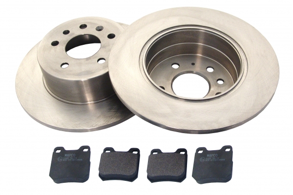 MAPCO Bremsesæt, skivebremser 47677 bagaksel fuld 286mm 10mm for VAUXHALL OPEL SAAB