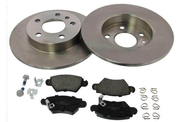 MAPCO Bremsesæt, skivebremser 47678 bagaksel fuld 264mm 9,8mm for VAUXHALL OPEL CHEVROLET