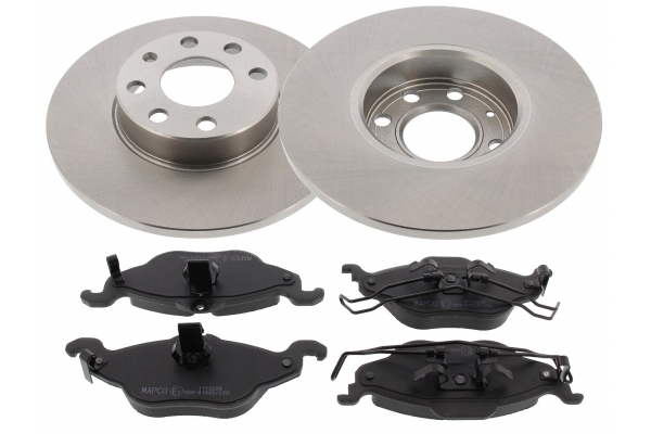 MAPCO Bremsesæt, skivebremser 47682 foraksel fuld 256mm 10,8mm for OPEL VAUXHALL