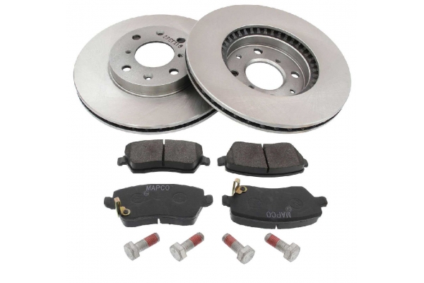 MAPCO Bremsesæt, skivebremser 47685 foraksel ventileret 252mm 20mm for OPEL VAUXHALL NISSAN SUZUKI