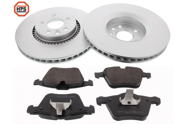 MAPCO Bremsesæt, skivebremser 47686hps foraksel ventileret 316mm 28mm for FORD VOLVO LAND ROVER