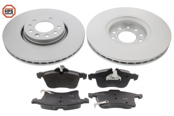 MAPCO Bremsesæt, skivebremser 47690hps foraksel ventileret 308mm 25mm for VAUXHALL OPEL SAAB