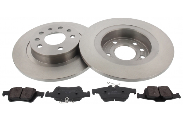 MAPCO Bremsesæt, skivebremser 47705 bagaksel fuld 278mm 11,9mm for PEUGEOT OPEL FORD VAUXHALL VOLVO SAAB GENERAL MOTORS MAZDA
