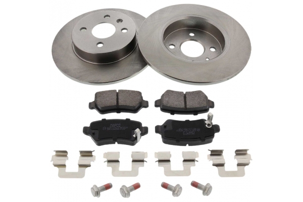 MAPCO Bremsesæt, skivebremser 47706 bagaksel fuld 264mm 15,3mm for OPEL VAUXHALL KIA