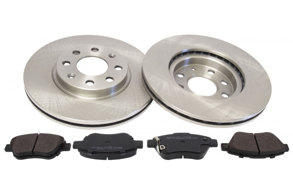 MAPCO Bremsesæt, skivebremser 47711 foraksel ventileret 257mm 22mm for FIAT VAUXHALL OPEL GENERAL MOTORS