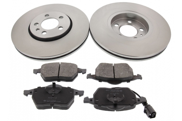 MAPCO Bremsesæt, skivebremser 47714 foraksel ventileret 288mm 25mm for SKODA VAG SEAT AUDI VW