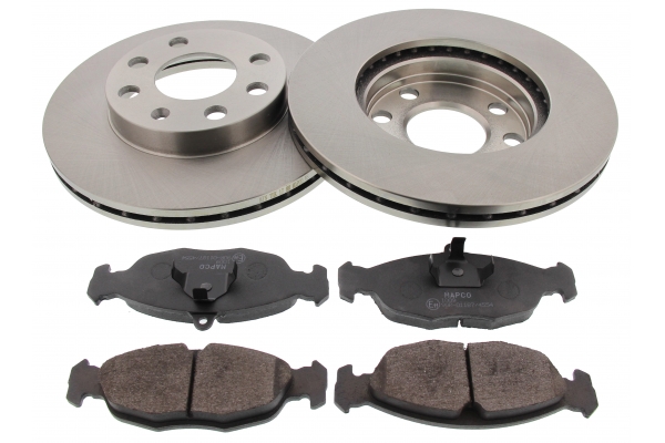 MAPCO Bremsesæt, skivebremser 47752 foraksel ventileret 236mm 20mm for VAUXHALL DAEWOO OPEL CHEVROLET