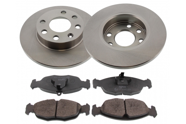 MAPCO Bremsesæt, skivebremser 47751 foraksel fuld 236mm 12,5mm for OPEL VAUXHALL DAEWOO