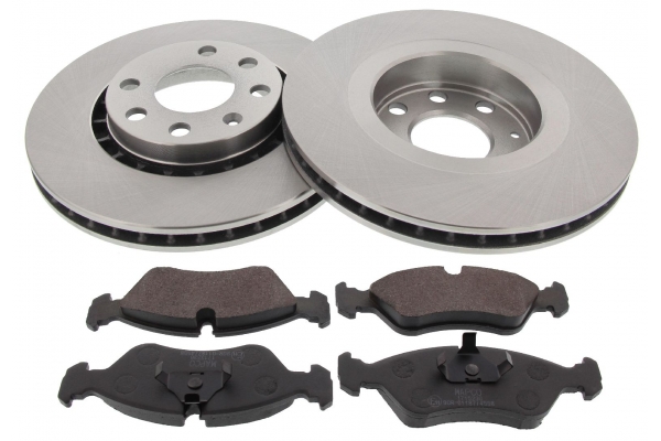 MAPCO Bremsesæt, skivebremser 47753 foraksel ventileret 256mm 24mm for VAUXHALL CHEVROLET OPEL DAEWOO