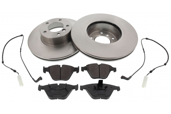 MAPCO Bremsesæt, skivebremser 47763 foraksel ventileret 312mm 24mm for BMW