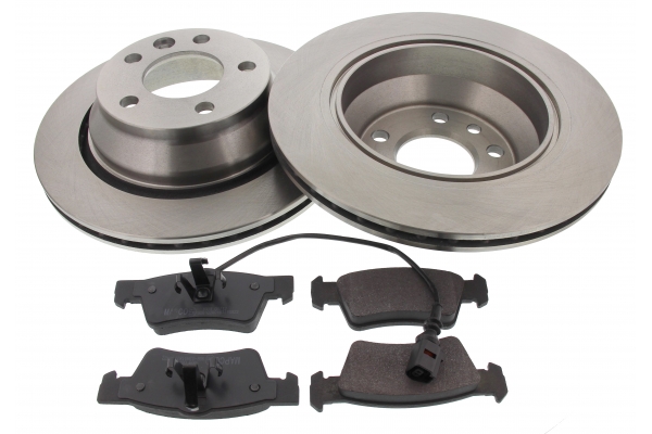 MAPCO Bremsesæt, skivebremser 47778 bagaksel ventileret 314mm 22mm for VW VAG
