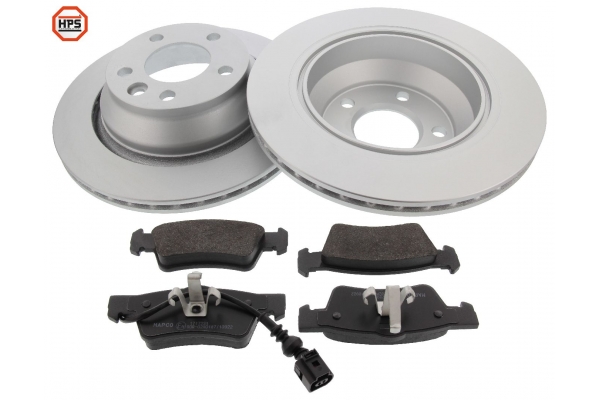 MAPCO Bremsesæt, skivebremser 47778hps bagaksel ventileret 314mm 19,1mm for VW