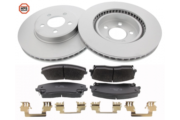 MAPCO Bremsesæt, skivebremser 47794hps foraksel ventileret 320mm 18,8mm for DODGE CHRYSLER
