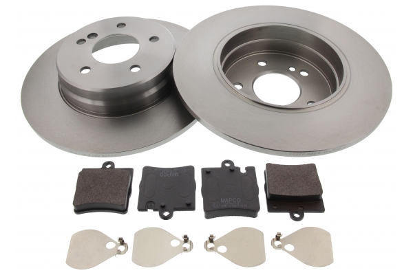 MAPCO Bremsesæt, skivebremser 47796 bagaksel fuld 290mm 10mm for MERCEDES-BENZ