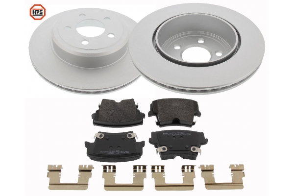 MAPCO Bremsesæt, skivebremser 47795hps bagaksel ventileret 320mm 17,8mm for CHRYSLER LANCIA DODGE