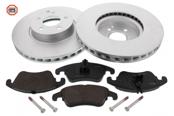 MAPCO Bremsesæt, skivebremser 47798hps foraksel ventileret 322mm 32mm for MERCEDES-BENZ