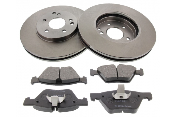 MAPCO Bremsesæt, skivebremser 47808 foraksel ventileret 300mm 28mm for MERCEDES-BENZ CHRYSLER