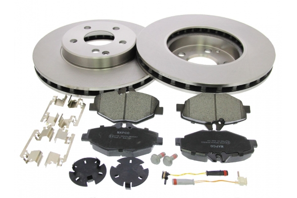 MAPCO Bremsesæt, skivebremser 47810 foraksel ventileret 296mm 28mm for MERCEDES-BENZ
