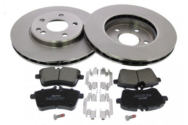 MAPCO Bremsesæt, skivebremser 47812 foraksel ventileret 288mm 25mm for MERCEDES-BENZ