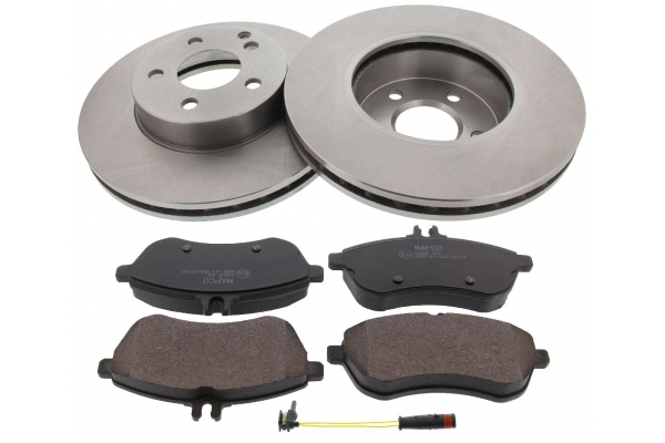 MAPCO Bremsesæt, skivebremser 47820 foraksel ventileret 295mm 28mm for MERCEDES-BENZ