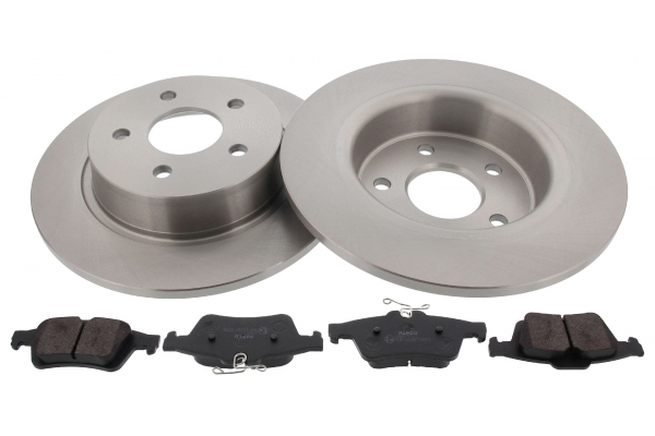 MAPCO Bremsesæt, skivebremser 47822 bagaksel fuld 280mm 16,6mm for PEUGEOT FORD VAUXHALL VOLVO GENERAL MOTORS MAZDA