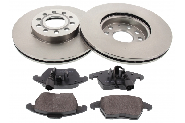 MAPCO Bremsesæt, skivebremser 47830 foraksel ventileret 288mm 25mm for AUDI VAG VW