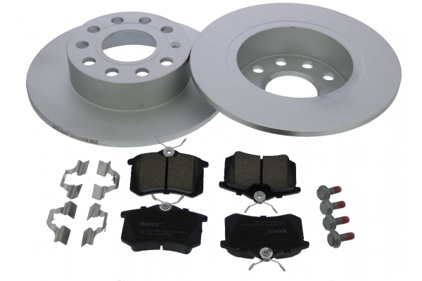 MAPCO Bremsesæt, skivebremser 47831hps bagaksel fuld 253mm 17,2mm for CITROËN PEUGEOT FORD LANCIA SEAT SKODA VAG VW FIAT AUDI VW (FAW) SKODA (SVW)